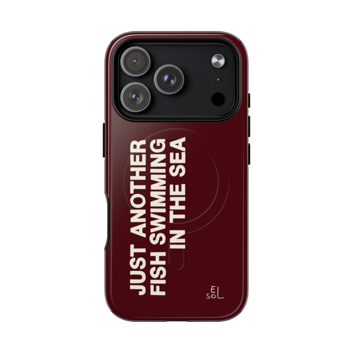 Burgundy Fish - Magnetic Case