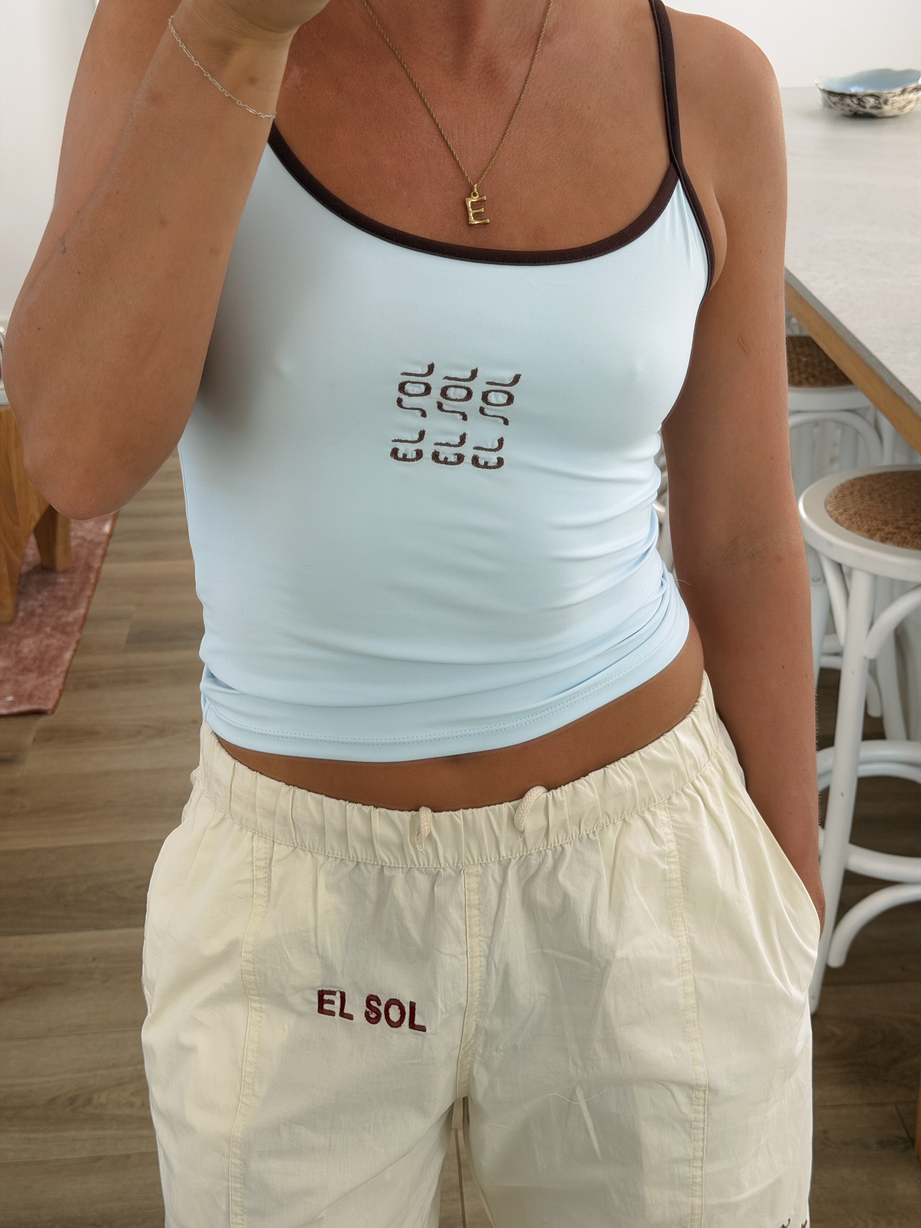 Blue El Sol Tank