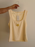 Hand Beaded Tank - Starfish