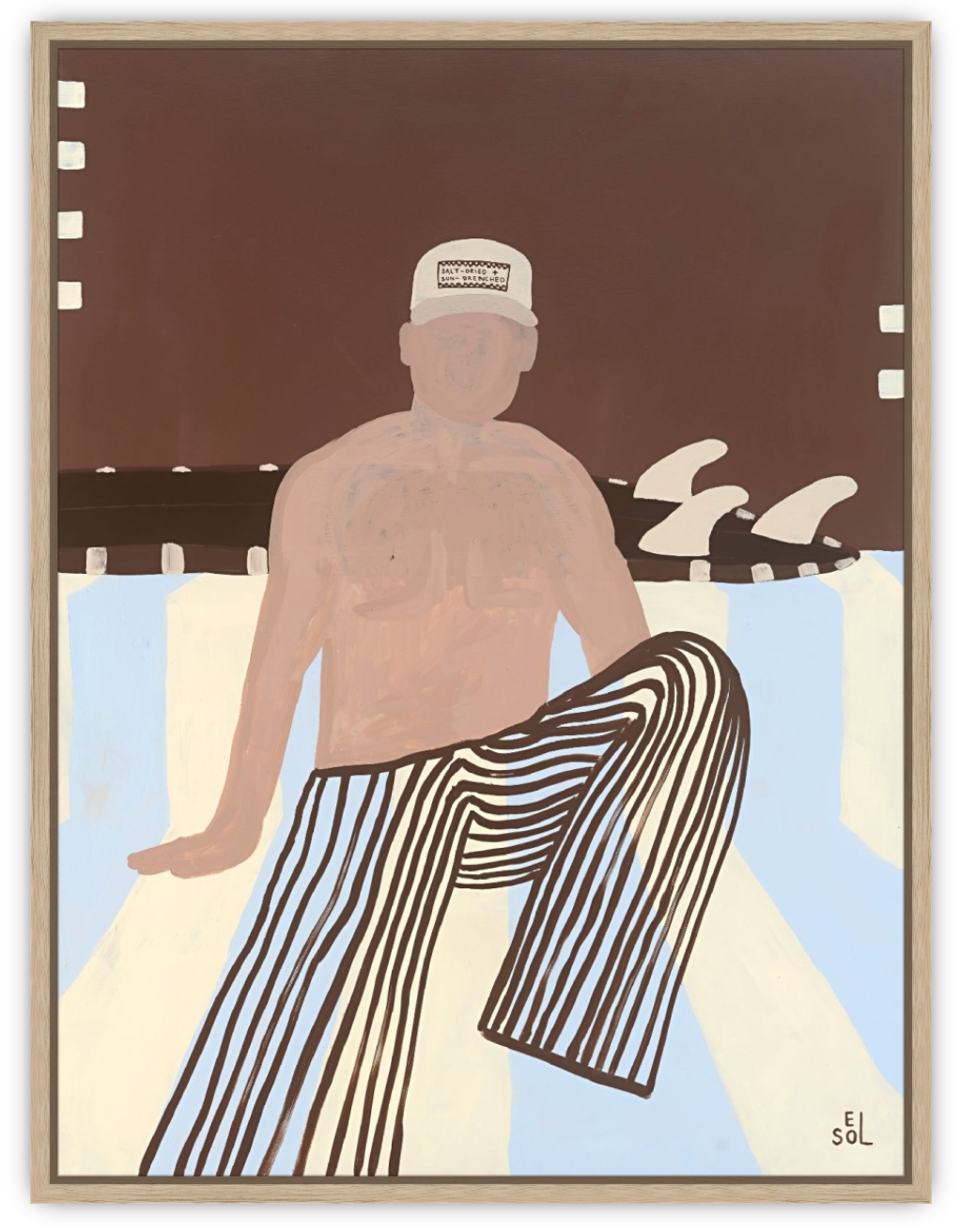 Post Surf (Canvas Print)
