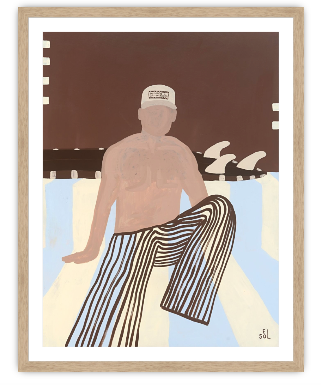 Post Surf (Premium Art Paper Print)