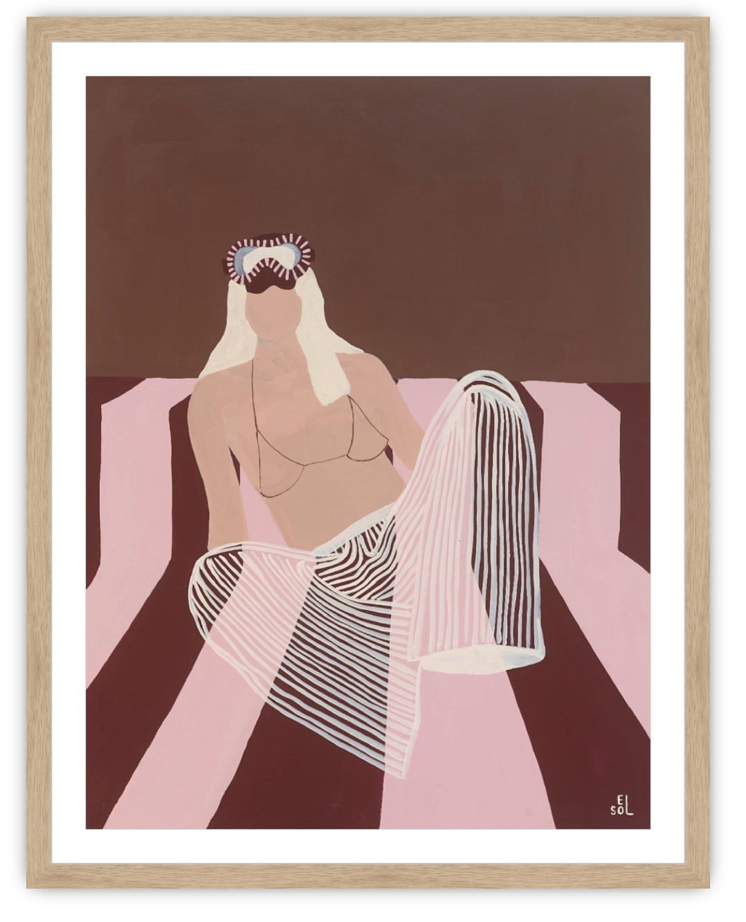 Post Swim (Premium Art Paper Print)